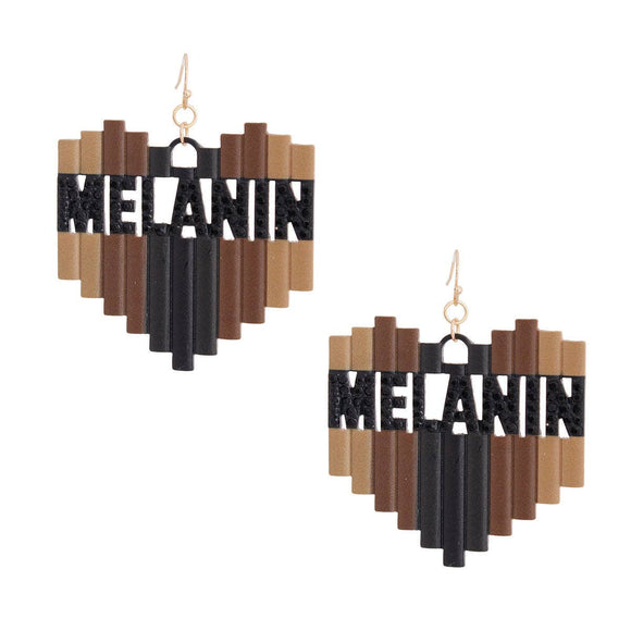 Metal Melanin Earrings | Geri's Bluffing Boutique