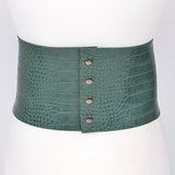 Corset lace up Belt | Green | Geri's Bluffing Boutique