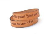 Amazing Grace Double Wrap Leather Bracelet | Geri's Bluffing Boutique