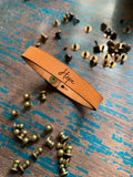 Hope Bracelet | Thin Leather Bracelet - Breast Cancer | Geri's Bluffing Boutique