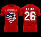 LIB Liberia Independence Day T-shirt | Lion Design| Geri's Bluffing Boutique