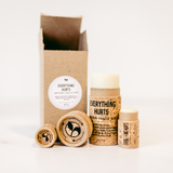 EVERYTHING HURTS Muscle Balm | Natural | TRAVEL SIZE 1 oz | Geri's Bluffing Boutique