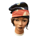 Mudcloth Hat |Kufi | Pom Pom|Geri's Bluffing Boutique