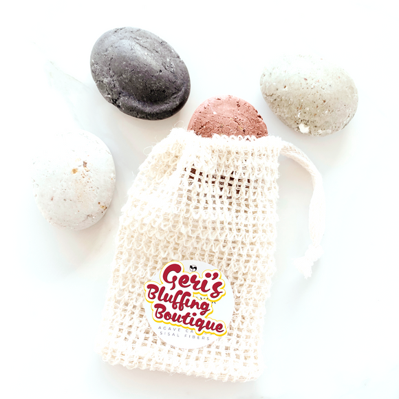 Sisal Soap Saver Loofa Bag | Natural Fiber | Geri's Bluffing Boutique