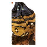 Mudcloth Hat |Kufi | Pom Pom|Geri's Bluffing Boutique