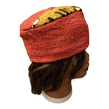 Mudcloth Hat |Kufi | Pom Pom|Geri's Bluffing Boutique