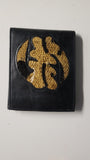 Leather Mudcloth Wallet | Geri's Bluffing Boutique