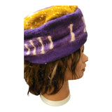 Mudcloth Hat |Kufi | Pom Pom|Geri's Bluffing Boutique