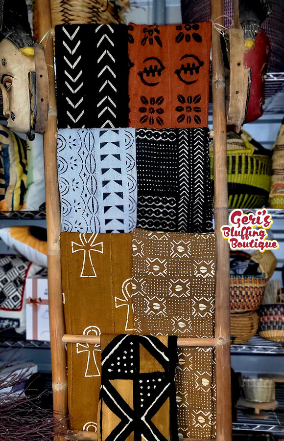 Authentic Fabric Mud Cloth Bogolon |6 yards | Geri's Bluffing Boutique