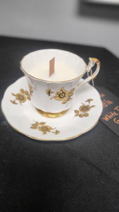 NEW! Tea Cup & Saucer  Shea Butter Lotion Candle | 8oz Geri's Bluffing Boutique