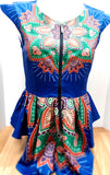 Shirt - Women's Peplum Zipper Shirt