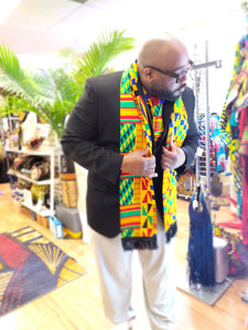 Stole - African Print Robe Stole