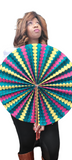 Fan - African Fabric Foldable (JUMBO)