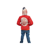 Jackets-Unisex African Print Hoody Bomber(XL)