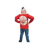 Jackets-Unisex African Print Hoody Bomber(XL)