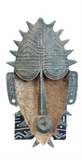 Sculpture Home Accent- Tribal Art Mask (Circular)