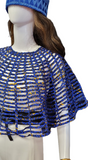 African Print Collar Netted Bib | Geri's Bluffing Boutique