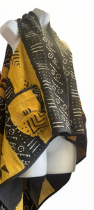 African Mudcloth Cardigan