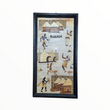 Vintage Wall Art Banana Fiber | Rwanda Geri's Bluffing Boutique