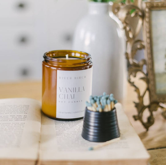 Scented Candle | 8.5oz Amber Jar